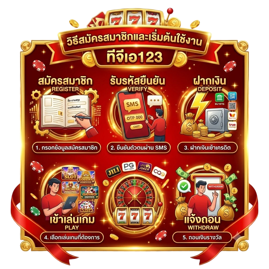 วิธีสมัครสมาชิกและเริ่มต้นใช้งาน ทีจีเอ123